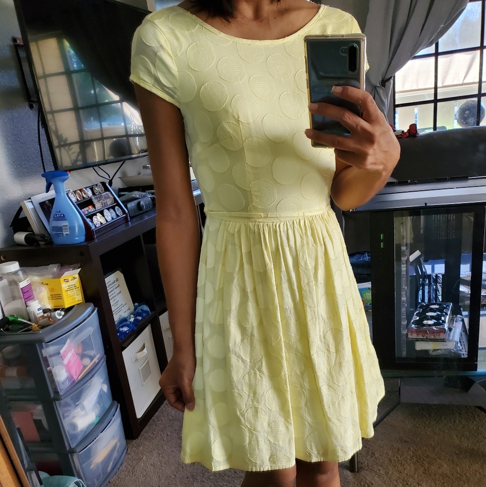 Yellow Polka-Dot dress